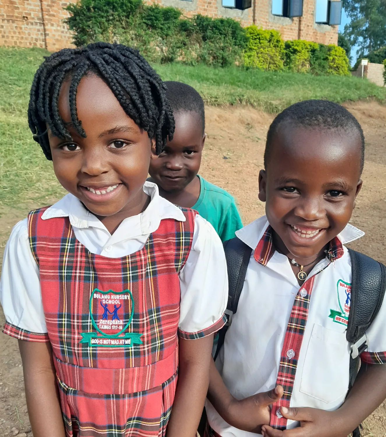 Leerlingen van de Bulamu Nursery School